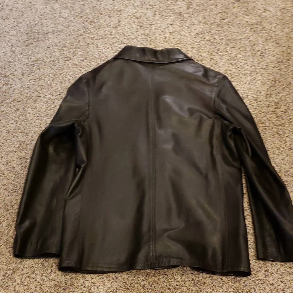 Vintage Italian Leather Jacket - Picture 2 of 4